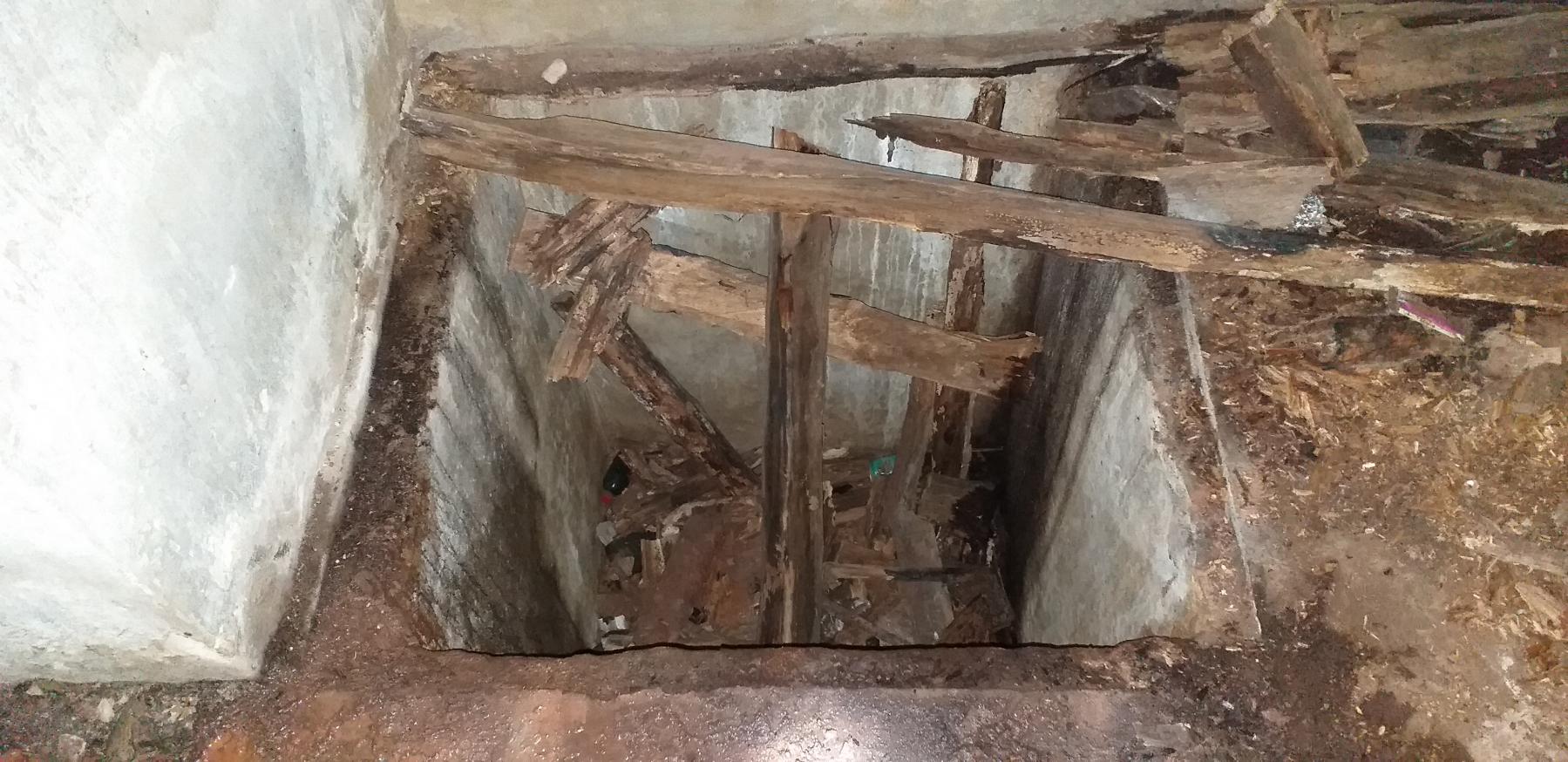 Ligne Maginot - GLASBRONN 2 - (Blockhaus pour arme infanterie) - Amorce pour local en sous-sol (non construit) - G.Fuchs