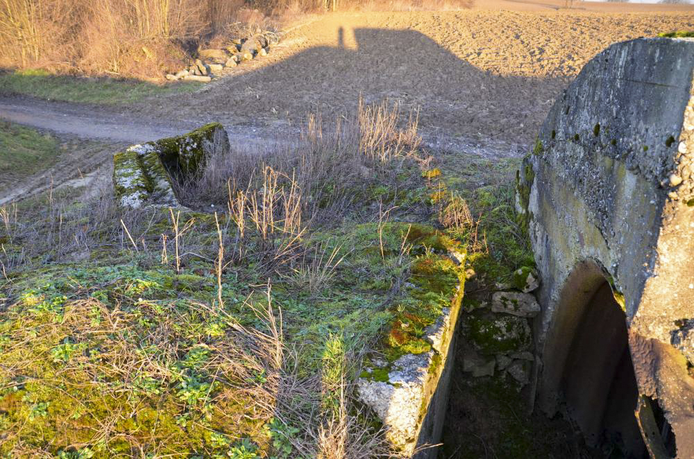 Ligne Maginot - STETTEN (3°CIE DU I/171°RIF) - (PC de Sous-Quartier) - Vue sur la tranchée d'entrée - D. Froehly