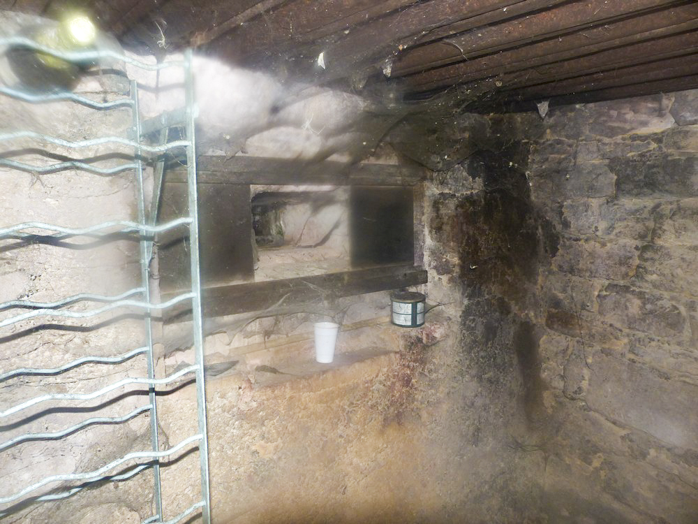 Ligne Maginot - VILLY 8 - MAISON FRINCART - (Blockhaus pour arme infanterie) - Vue intérieure, un des créneaux qui a subsisté - David HARMAND