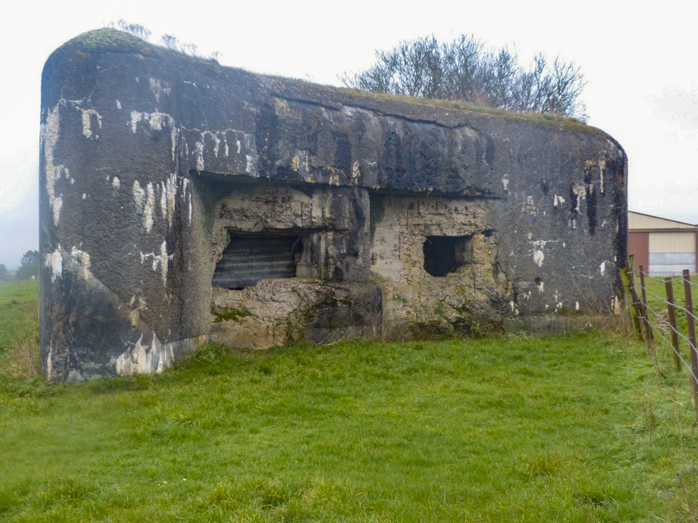 Ligne Maginot - A107 - CROIX-MOREL - (Blockhaus lourd type STG / STG-FCR - Double) - Créneaux flanquant vers l'ouest - David HARMAND