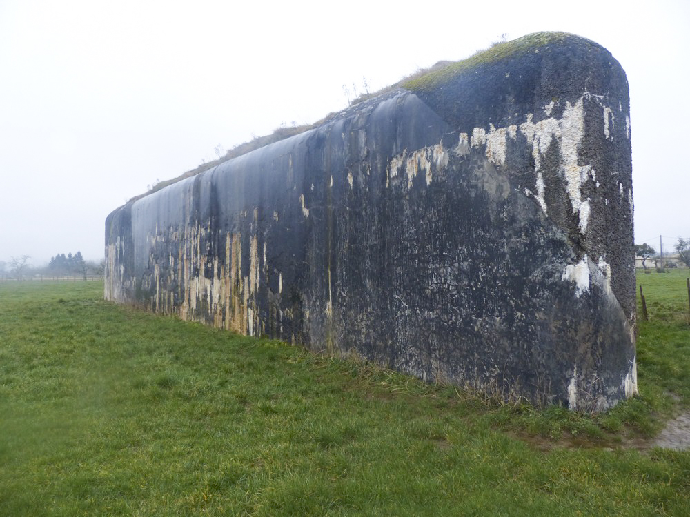 Ligne Maginot - A107 - CROIX-MOREL - (Blockhaus lourd type STG / STG-FCR - Double) - Vue avant de la casemate - David HARMAND