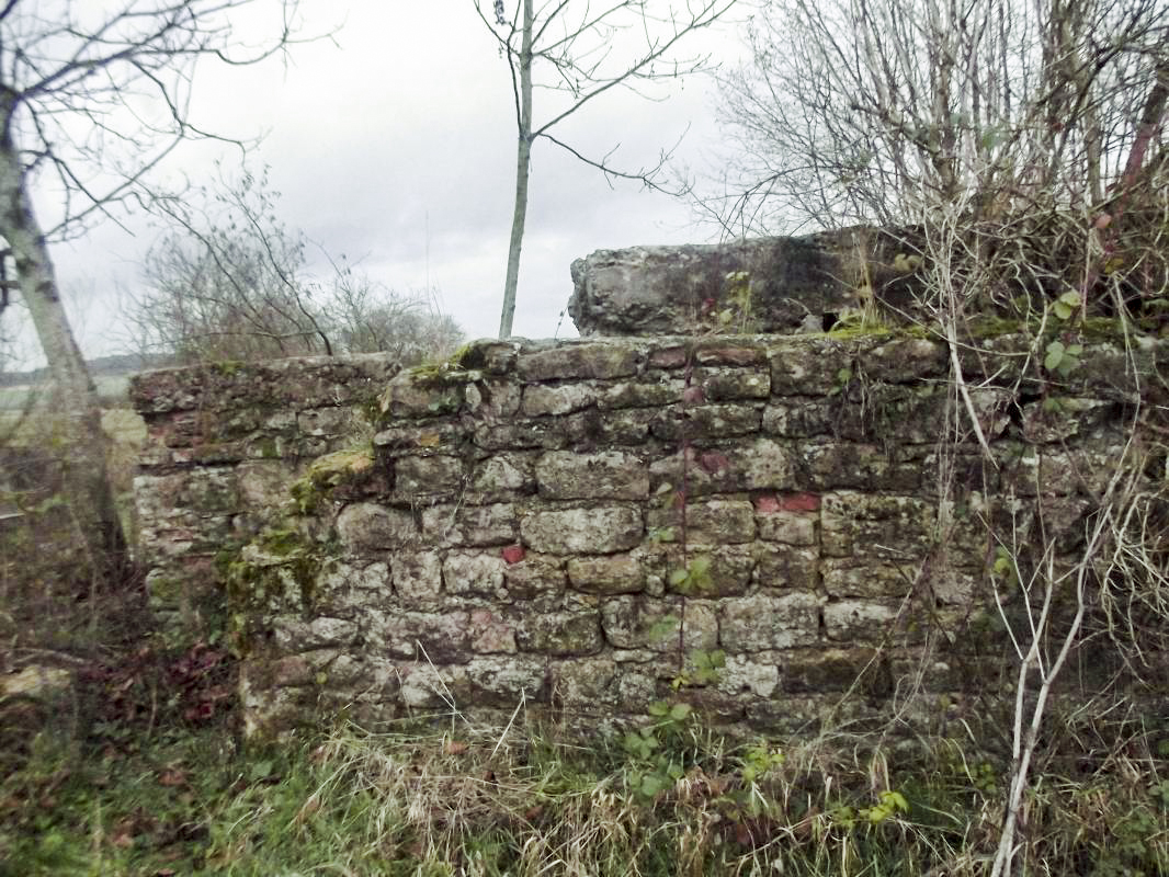 Ligne Maginot - VILLY 4 - MAISON MIART - (Blockhaus pour canon) - Vue sur la 'deuxième pièce' indépendante et ayant une entrée séparée, stockage des munitions ? il n'y a pas de créneaux et les murs sont coulés et mesurent environ 30 cm. - David HARMAND