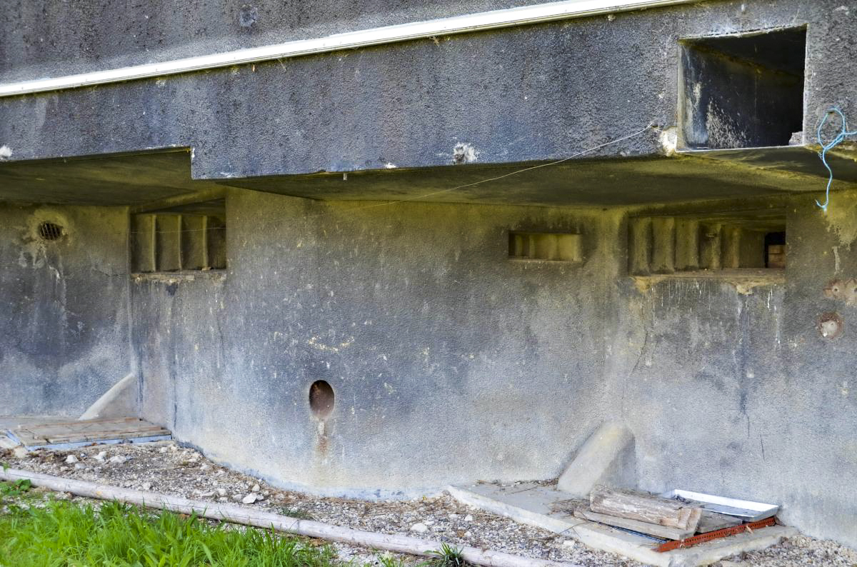 Ligne Maginot - 114 - RAEDERSDORF - (Casemate d'infanterie - Double) - Créneau coté nord - D. Froehly