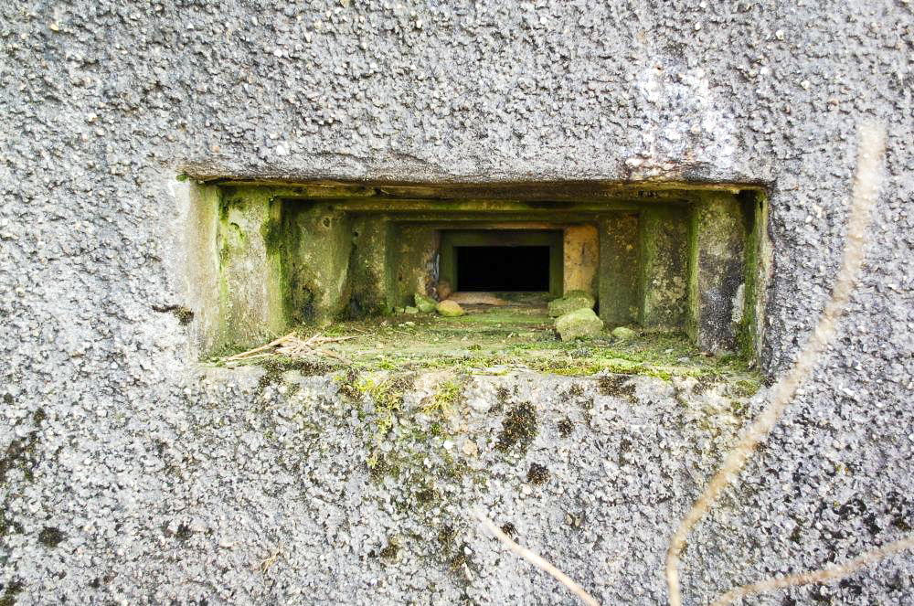 Ligne Maginot - MB351 - (Blockhaus lourd type STG / STG-FCR - Simple) - Créneau de tir vu de l'extérieur - Christian RICHON/devoitine520