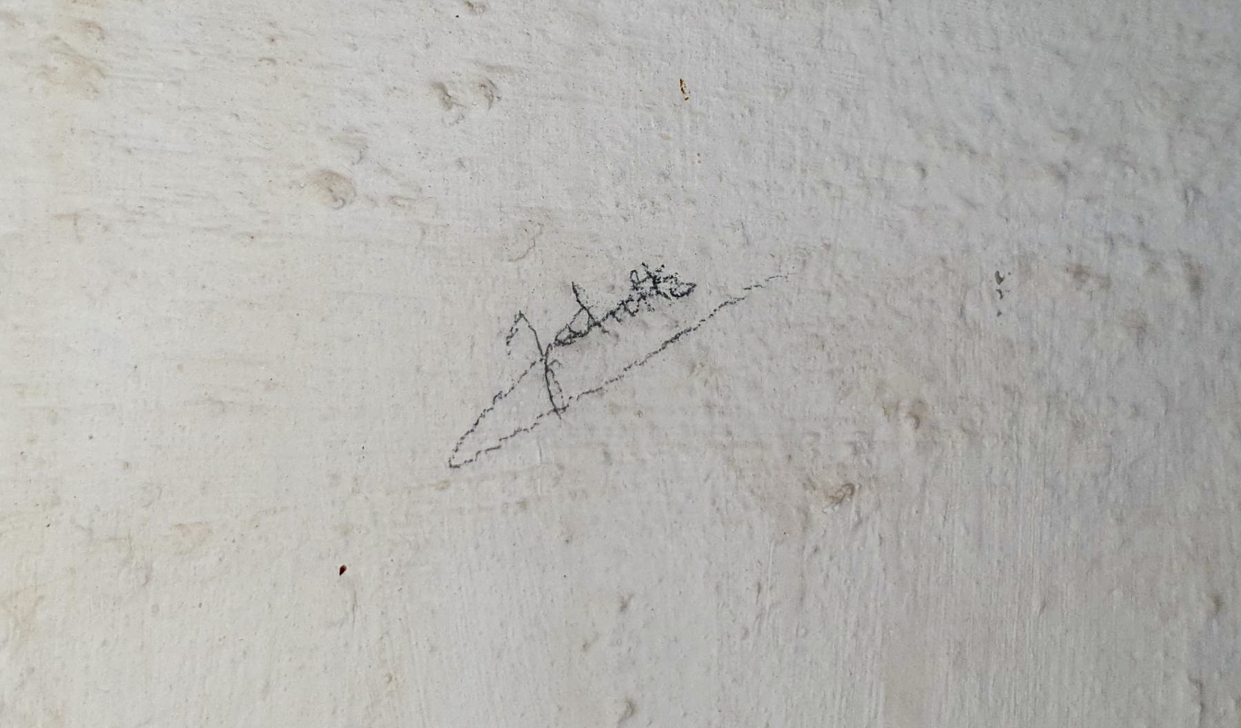 Ligne Maginot - HAUT POIRIER - (Ouvrage d'infanterie) - Bloc 1
Le nom d'une femme dans les toilettes de bloc écrit sur le mur : Juliette - Markus Lauer