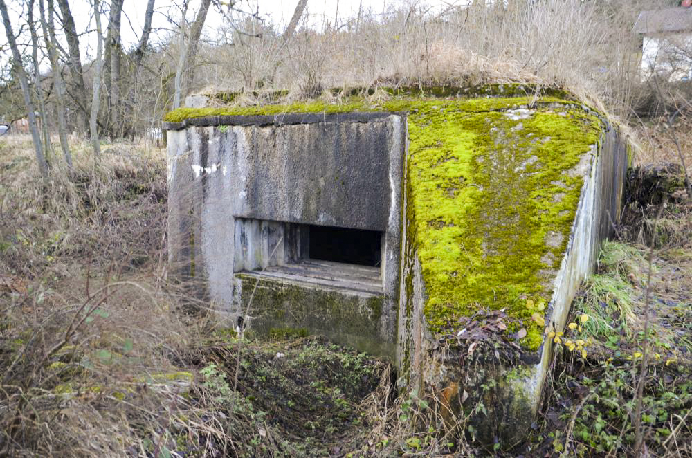 Ligne Maginot - OLTINGUE SUD 3 - (Blockhaus pour canon) - Créneau de tir pour canon - D. Froehly