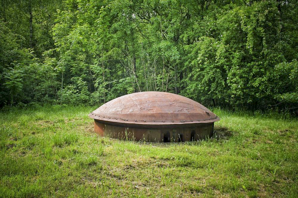 Ligne Maginot - SCHIESSECK - (Ouvrage d'artillerie) - Bloc 7
La tourelle de 75 R 32 - FOGEL Mathieu