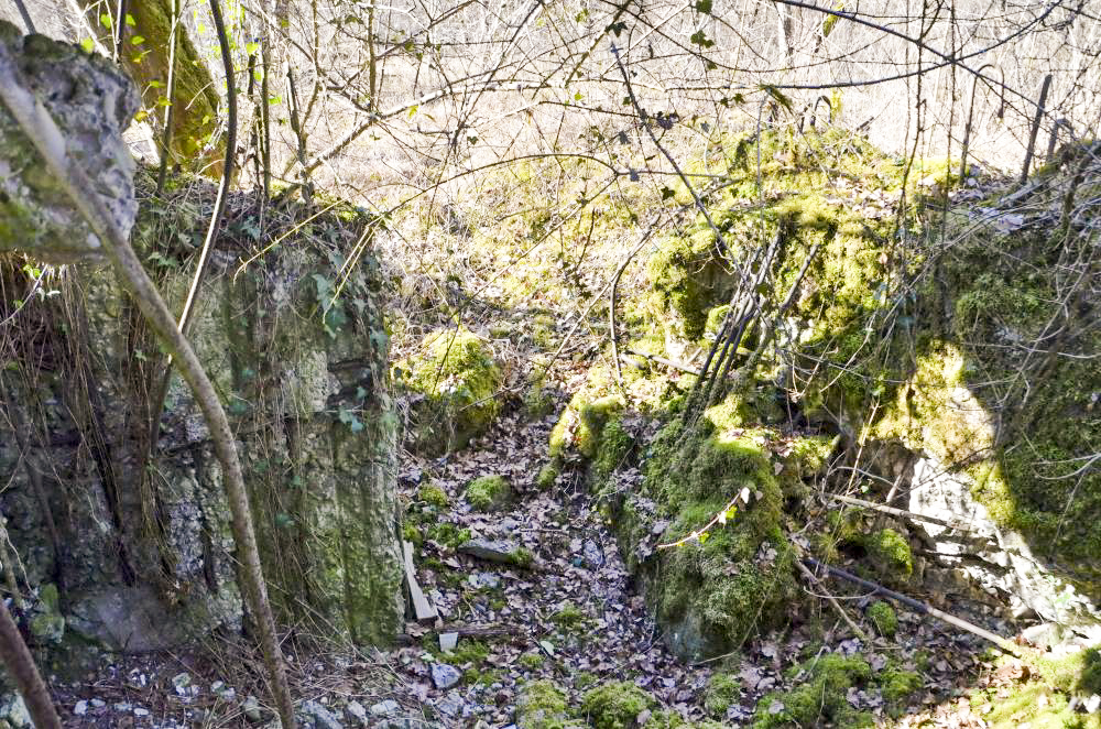 Ligne Maginot - CARREFOUR 224 NORD - (Blockhaus pour arme infanterie) - Entrée matériel vue de l'intérieur - D. Froehly