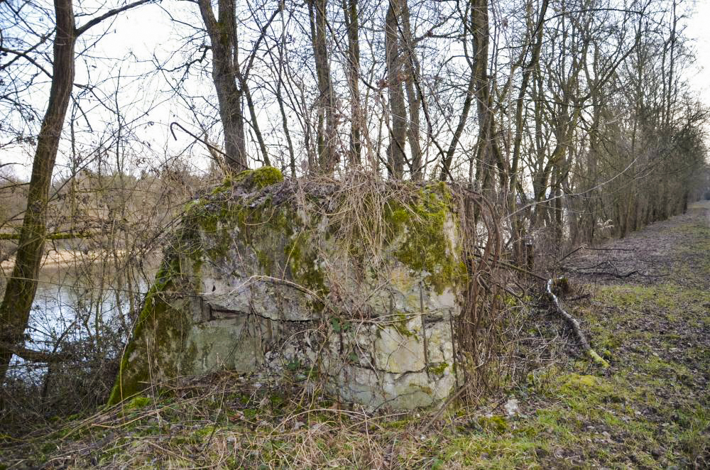 Ligne Maginot - G39 - RUMERSHEIM LE HAUT BERGE 3 - (Blockhaus pour arme infanterie) - Vue extérieure Nord coté Rhin - D. Froehly