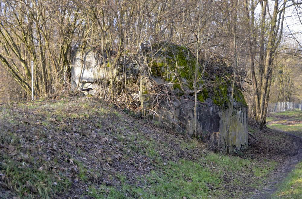 Ligne Maginot - G40 - RUMERSHEIM LE HAUT BERGE 2 - (Blockhaus pour arme infanterie) - Vue extérieure sud coté Rhin - D. Froehly
