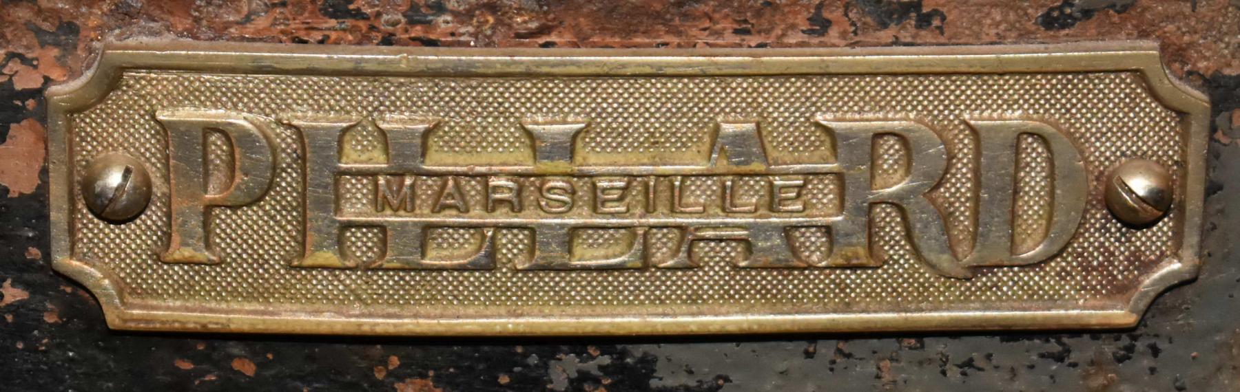 Ligne Maginot - LA FERTE - (Ouvrage d'infanterie) - Plaque constructeur du système de mise en pression du gasoil - D.Froehly