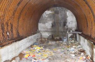Ligne Maginot - RIXHEIM EST (10° RIF PUIS 105° DIF) - (PC de Secteur) - Troisième alvéole
C'est la seule alvéole dont la porte a toujours les gongs.
