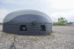 Ligne Maginot - ROHRBACH - FORT CASSO - (Ouvrage d'infanterie) - Bloc 2
Cloche pour arme-mixte