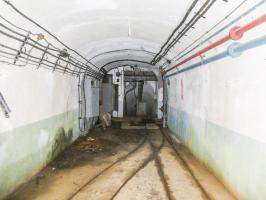 Ligne Maginot - LAVOIR - (Ouvrage d'artillerie) - Plan incliné
Galerie supérieur desservant l'ouvrage 