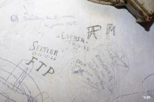Ligne Maginot - LAVOIR - (Ouvrage d'artillerie) - Bloc 4 
Graffiti