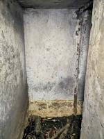 Ligne Maginot - U2 - (Chambre de coupure) - Petit couloir d'accès à la chambre.
La trappe, comme la porte intérieure, ont disparu.
