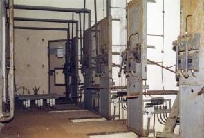 Ligne Maginot - GOETZENBRUCK - (Infrastructures électriques) - Cellules HTA du réseau de départs
Photographie faite avec l'autorisation de EDF.
