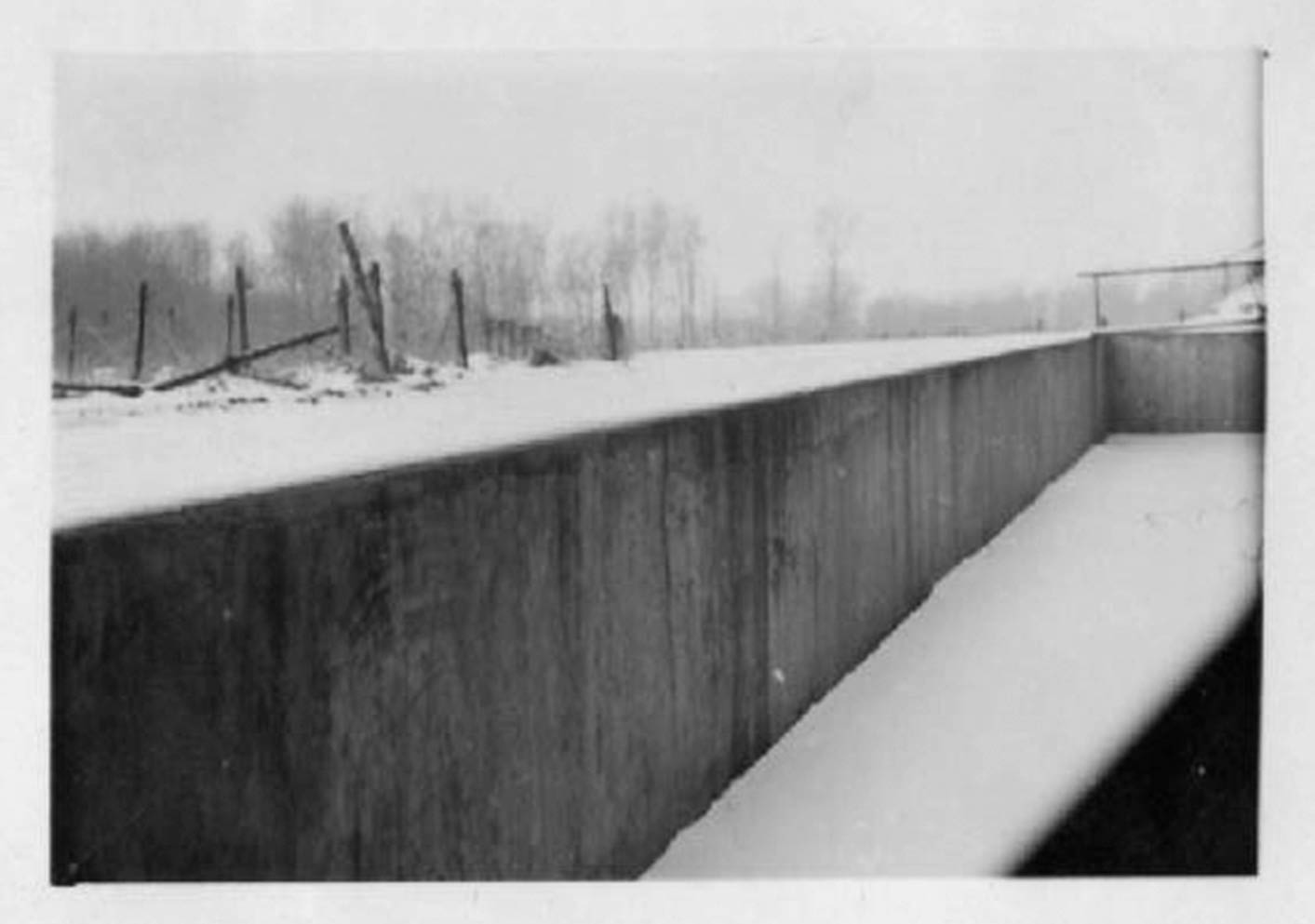 Ligne Maginot - SIMSERHOF - (Ouvrage d'artillerie) - Le fossé du bloc 6 - Inconnu
