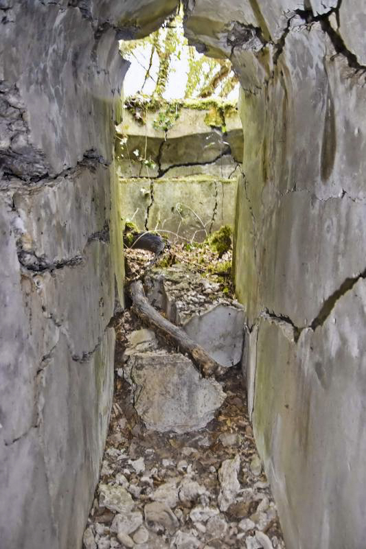 Ligne Maginot - OBERHARDTFELD 1 - (Blockhaus pour arme infanterie) - Couloir de la coupole - D.Froehly