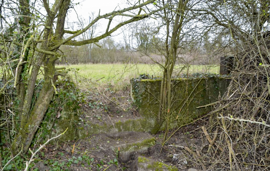 Ligne Maginot - STATION DE BANTZENHEIM 7 - (Cuve pour arme d'infanterie) - Vue intérieur sur l'escalier - D. Froehly
