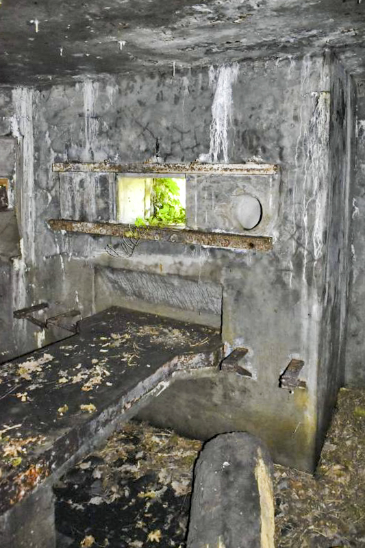Ligne Maginot - VOIE-FERREE 5 - (Blockhaus pour arme infanterie) - Emplacement de la mitrailleuse - D. Froehly