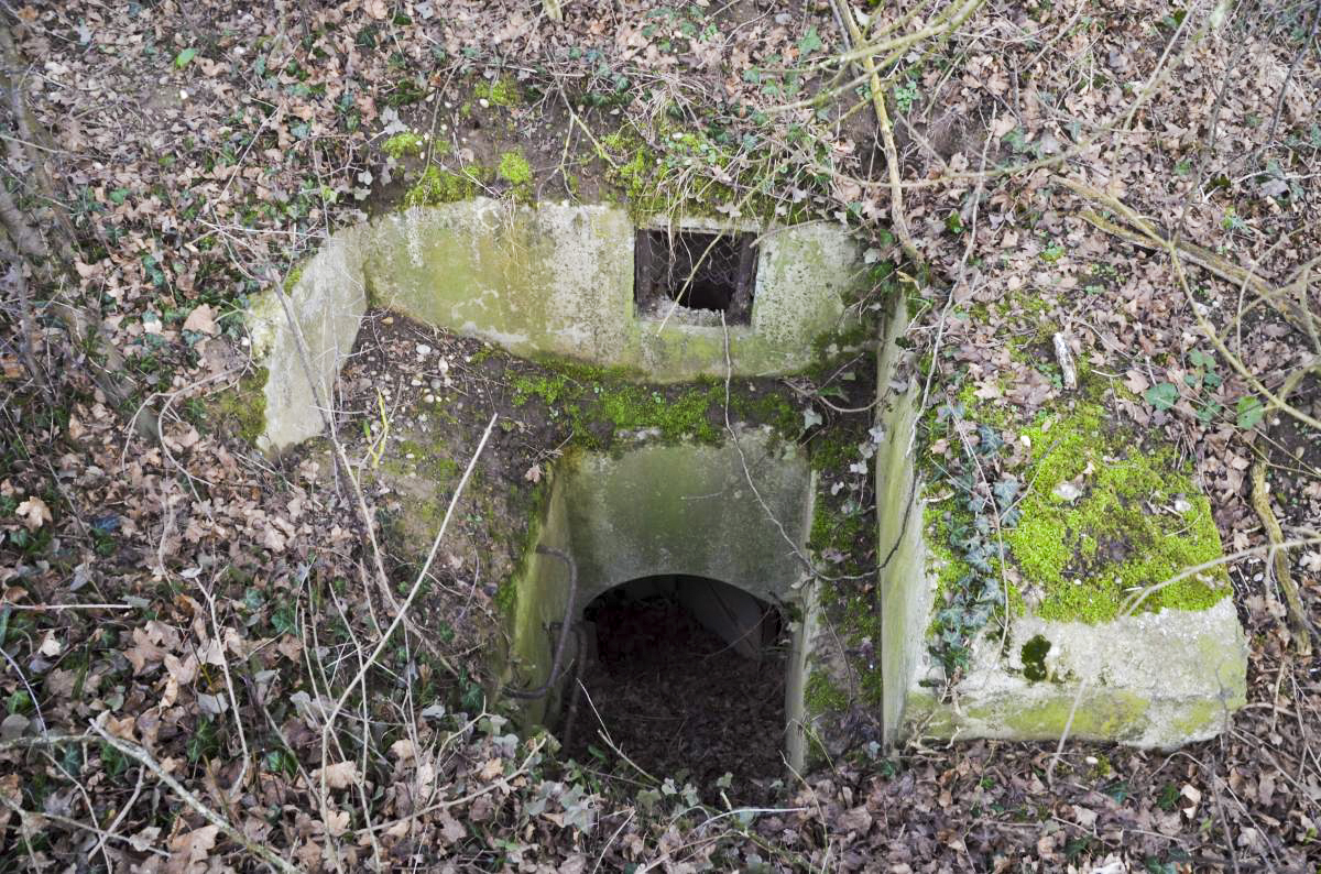 Ligne Maginot - SIERENTZ 4 - (Blockhaus pour arme infanterie) - Entrée en puits - D. Froehly