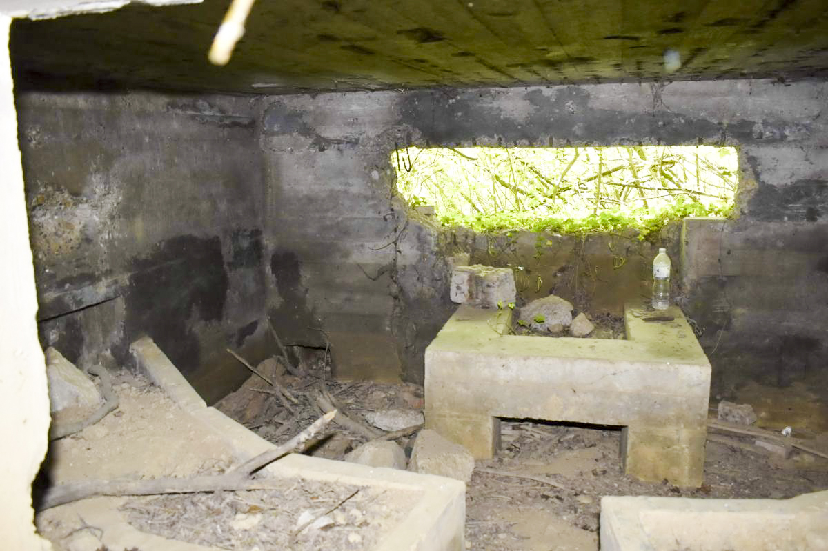 Ligne Maginot - KOETZINGUE 1 - (Blockhaus pour canon) - Chambre de tir - D. Froehly