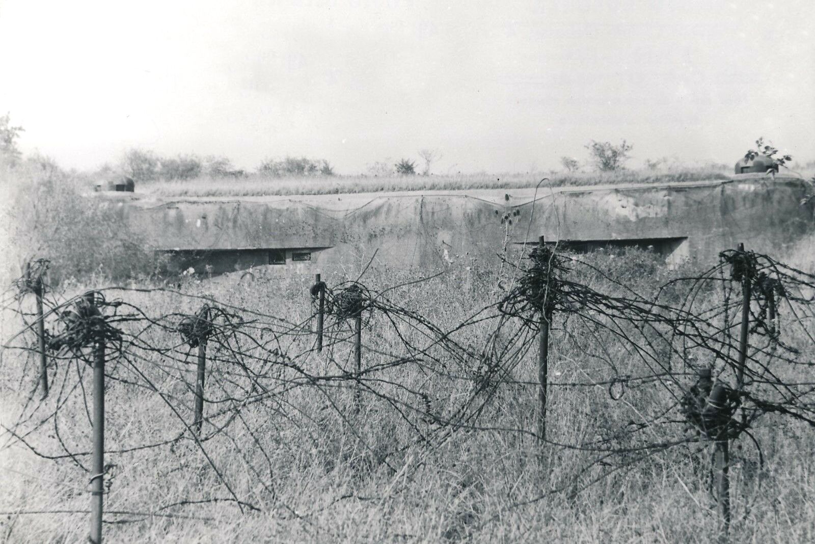 Ligne Maginot - ROUTE DU LUXEMBOURG - X9 - (Abri pour troupes d'intervalle) - L'abri vers 1955 - Photo Goldner - Paris