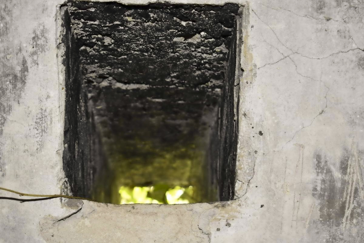 Ligne Maginot - PA DU CARREFOUR 243-1 - (Blockhaus pour canon) - Goulotte à grenades - D. Froehly