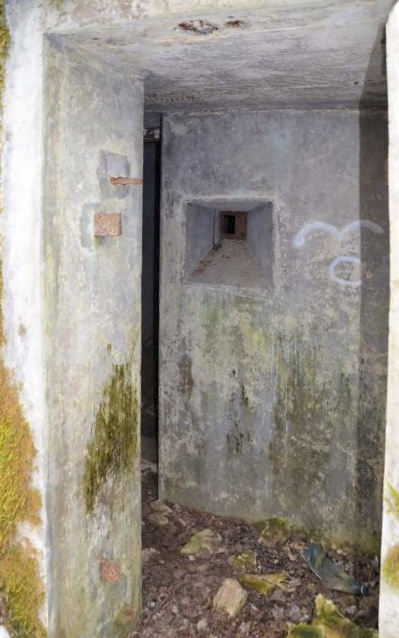 Ligne Maginot - PA DU CARREFOUR 248-6 - (Blockhaus pour arme infanterie) - La porte d'entrée et son créneau de tir - D. Froehly