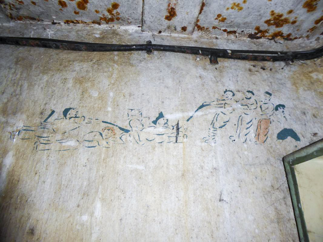 Ligne Maginot - BAMBESCH - A35 - (Ouvrage d'infanterie) - Bloc 2
Peinture murale - ELLENA-CUNY