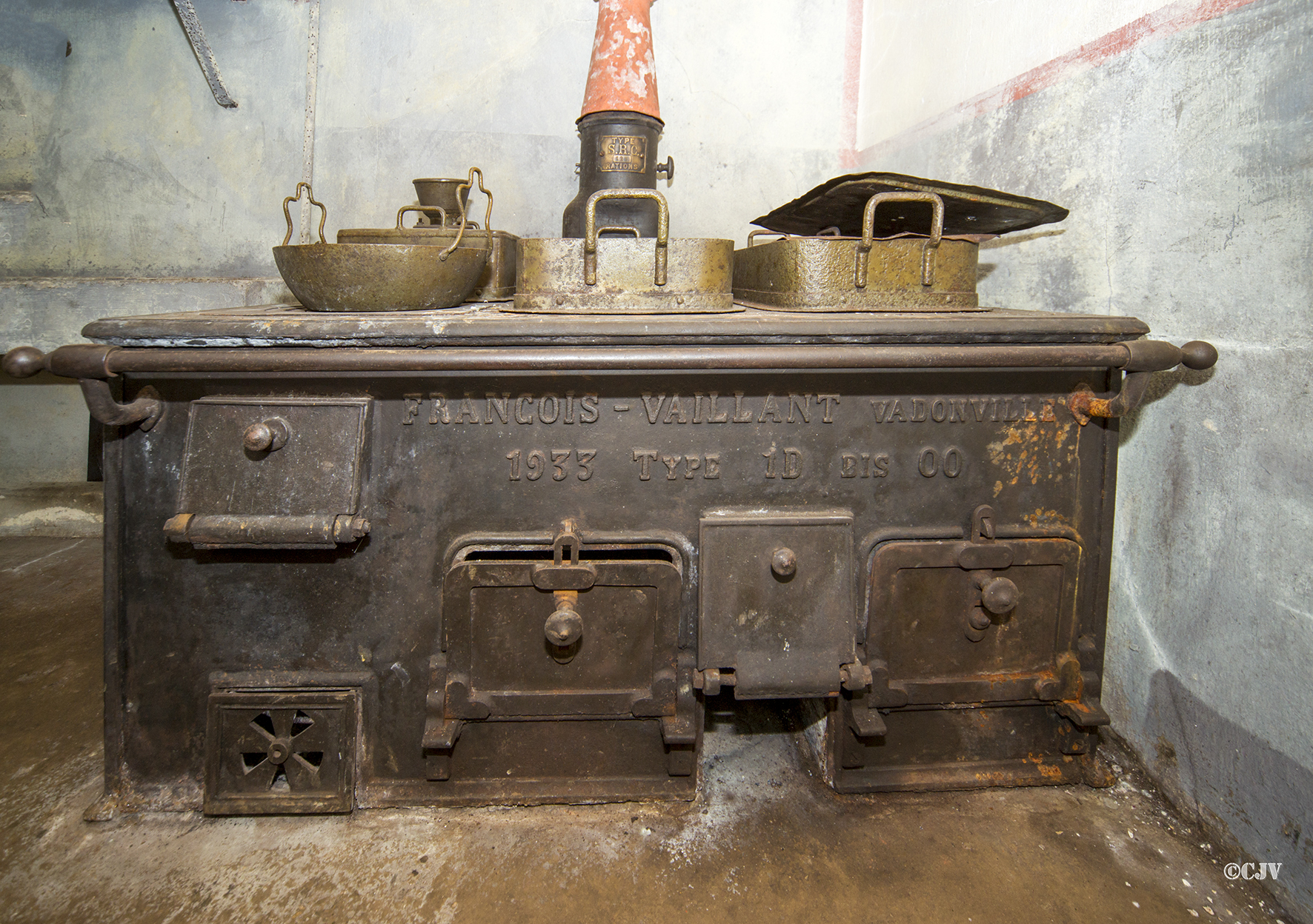Ligne Maginot - BAMBESCH - A35 - (Ouvrage d'infanterie) - Cuisinière François-Vaillant type 1D bis 00 pour 125 rationnaires - Lia VERMEULEN