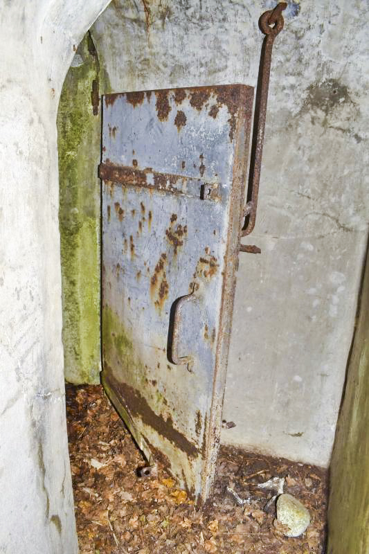 Ligne Maginot - PETIT-LANDAU OUEST (I/10° RIF) - (PC de Sous-Quartier) - Porte de l'entrée sud. - Daniel Froehly