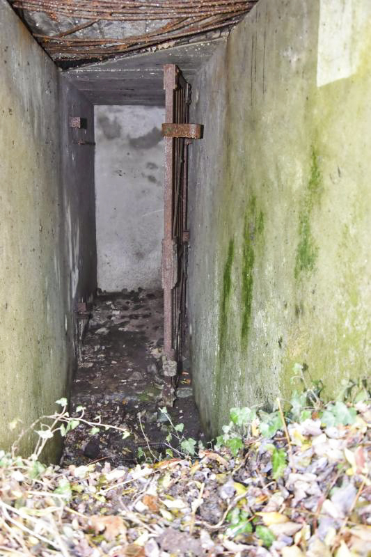 Ligne Maginot - VOIE-FERREE 3 - (Cuve pour arme d'infanterie) - Le couloir et la grille - Daniel Froehly