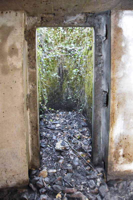 Ligne Maginot - VOIE-FERREE 3 - (Cuve pour arme d'infanterie) - Emplacement de la porte d'accès à la TD - Daniel Froehly