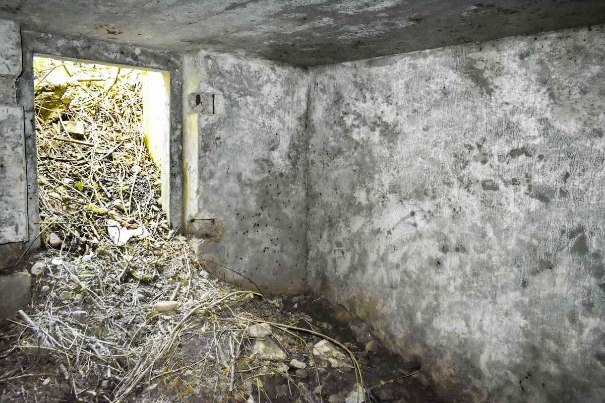 Ligne Maginot - VOIE-FERREE 4 - (Cuve pour arme d'infanterie) - Local donnant accès à la tourelle démontable - D. Froehly