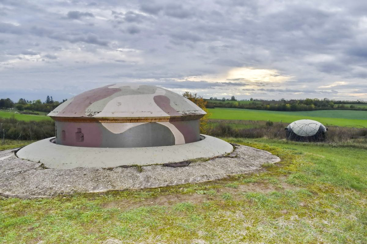 Ligne Maginot - ROHRBACH - FORT CASSO - (Ouvrage d'infanterie) - Bloc 1
Tourelle pour deux AM et cloche sud - Daniel Froehly