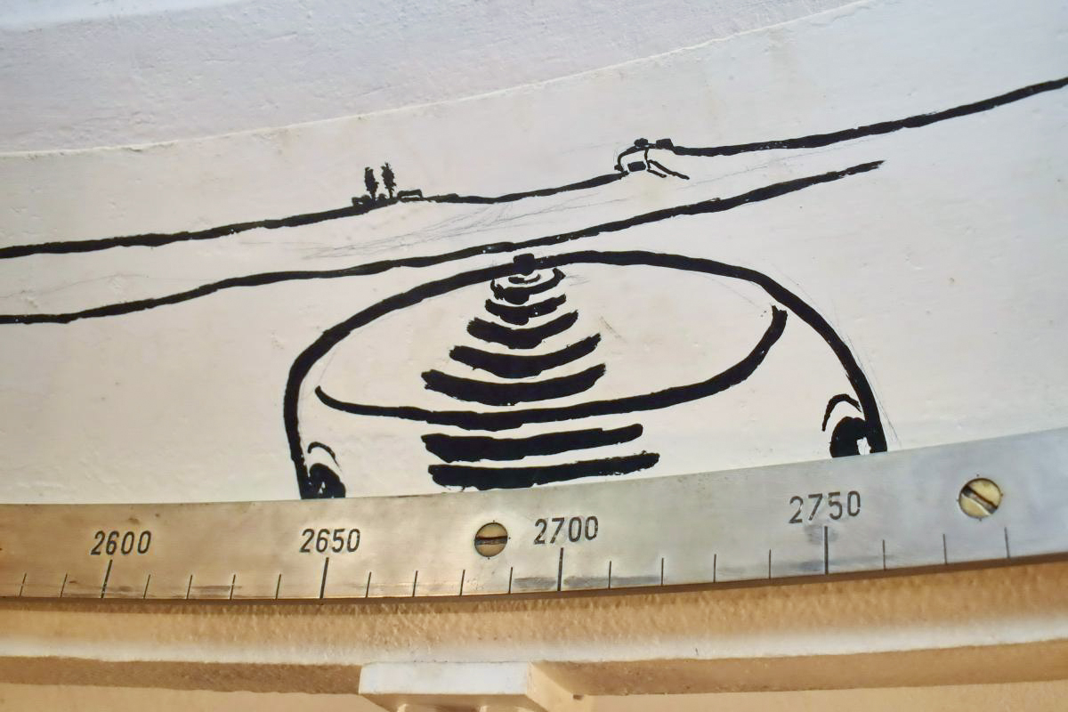 Ligne Maginot - ROHRBACH - FORT CASSO - (Ouvrage d'infanterie) - Bloc 1
Repère de la tourelle - Daniel Froehly