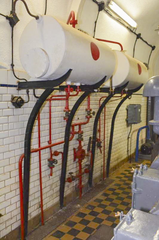 Ligne Maginot - ROHRBACH - FORT CASSO - (Ouvrage d'infanterie) - L'usine électrique
Réservoirs journaliers des groupes SMIM - LAMBERT Pascal