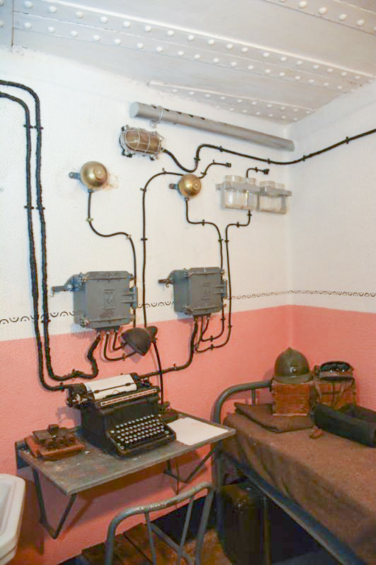 Ligne Maginot - ROHRBACH - FORT CASSO - (Ouvrage d'infanterie) - Bloc 3
Chambre du chef de bloc - LAMBERT Pascal