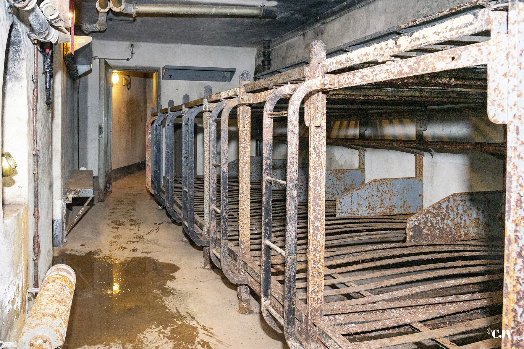 Ligne Maginot - ROHRBACH - FORT CASSO - (Ouvrage d'infanterie) - Bloc 1
Chambre troupes - Lia VERMEULEN