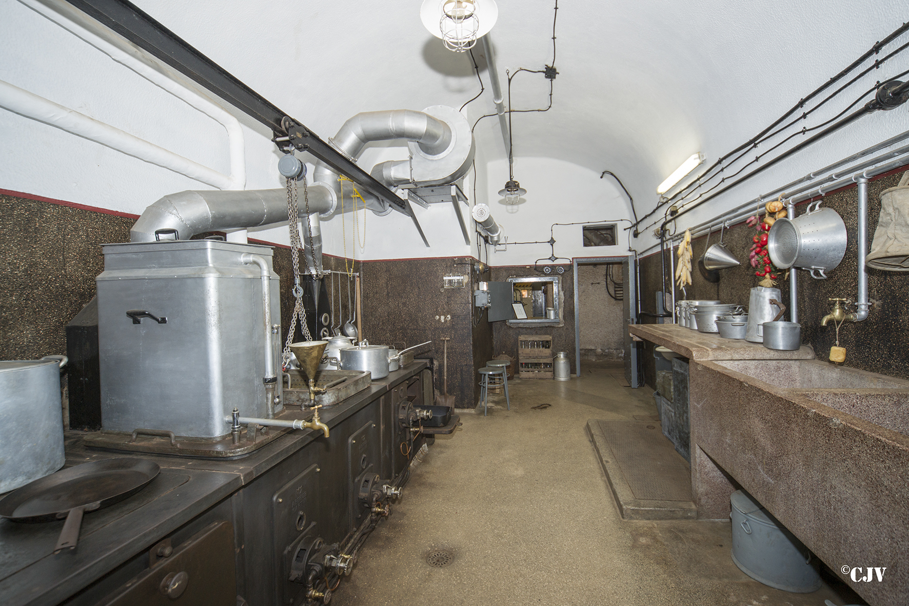 Ligne Maginot - ROHRBACH - FORT CASSO - (Ouvrage d'infanterie) - La cuisine - Lia VERMEULEN