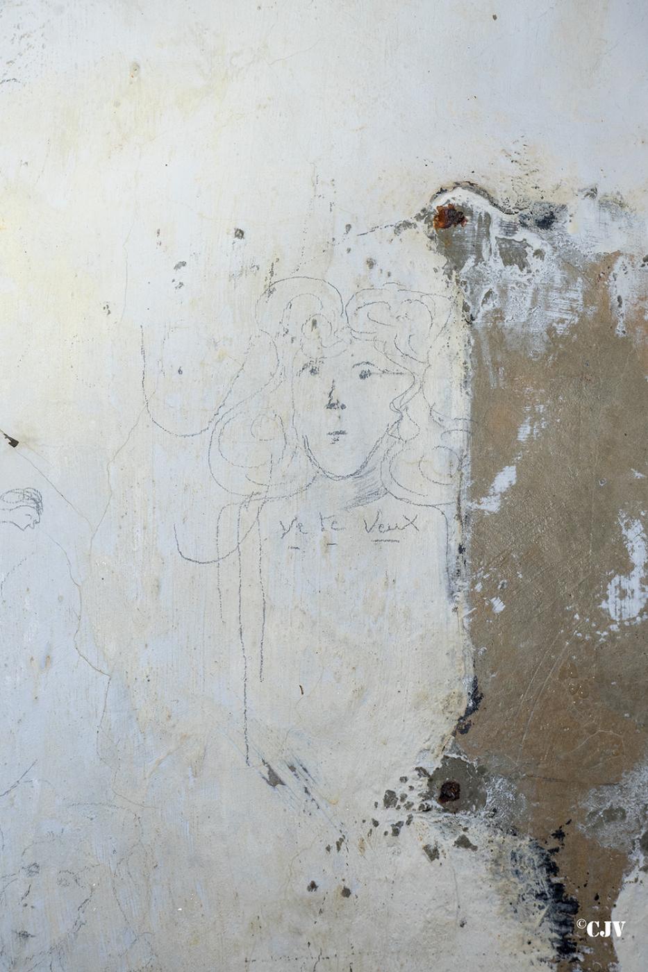 Ligne Maginot - LAVOIR - (Ouvrage d'artillerie) - Bloc 4  
Graffiti - Lia VERMEULEN
