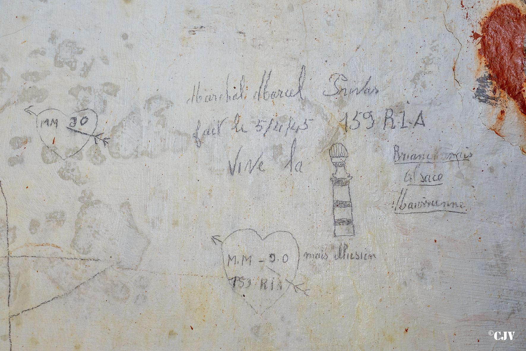 Ligne Maginot - LAVOIR - (Ouvrage d'artillerie) - Bloc 4  
Graffiti - Lia VERMEULEN