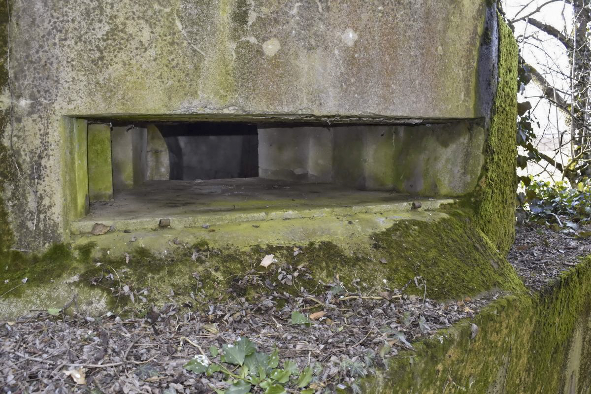 Ligne Maginot - ECLUSE 53 SUD - (Blockhaus pour canon) - Créneau de tir extérieur - D. Froehly