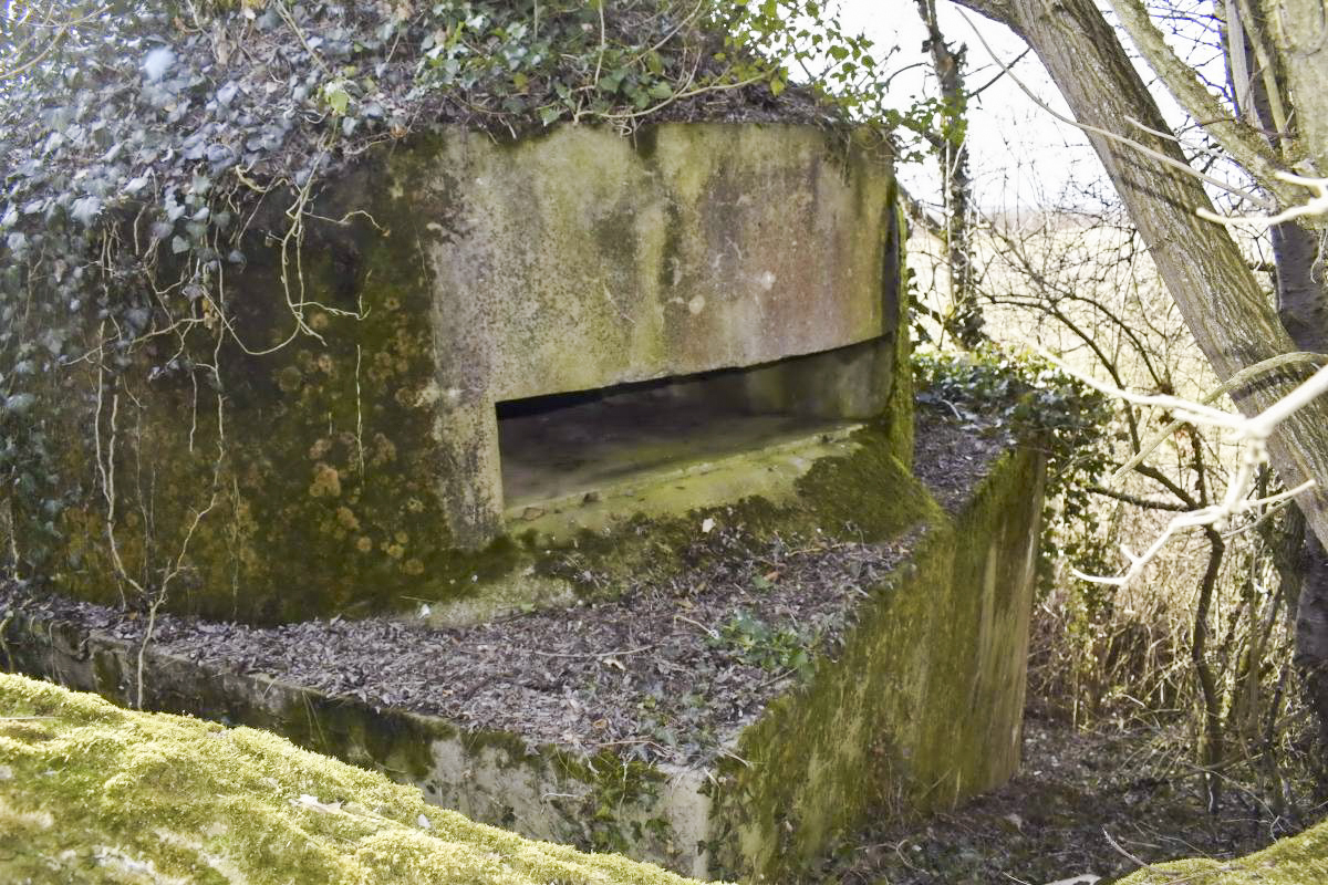 Ligne Maginot - ECLUSE 53 SUD - (Blockhaus pour canon) - Créneau de tir extérieur - D. Froehly