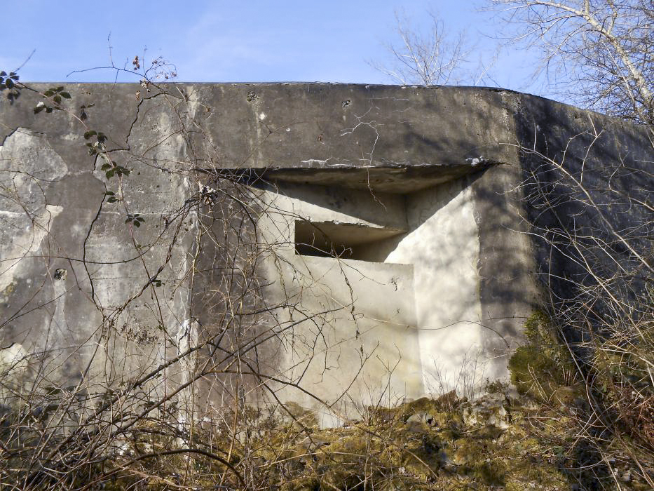 Ligne Maginot - ECLUSE 52 NORD - (Blockhaus pour canon) - Le créneau de tir - 42RIF