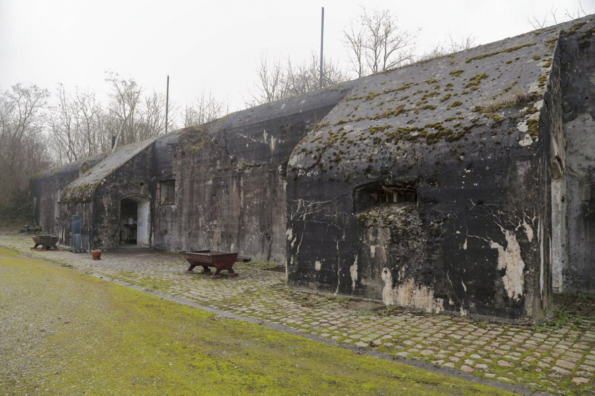 Ligne Maginot - HEITEREN (PC II/28° RIF) - (PC de Quartier) - La caserne centrale - Les Gardiens du Rhin