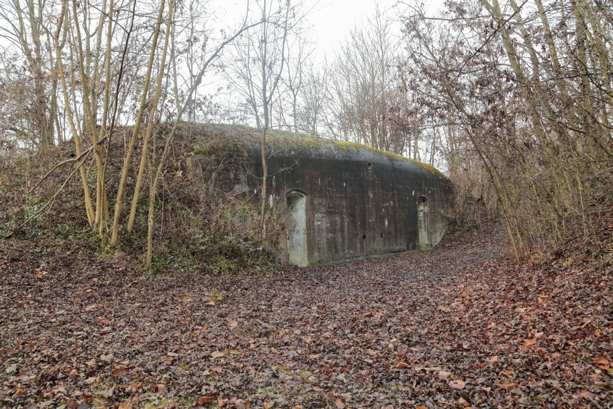 Ligne Maginot - HEITEREN (PC II/28° RIF) - (PC de Quartier) - Abri de combat nord-ouest  - Les Gardiens du Rhin