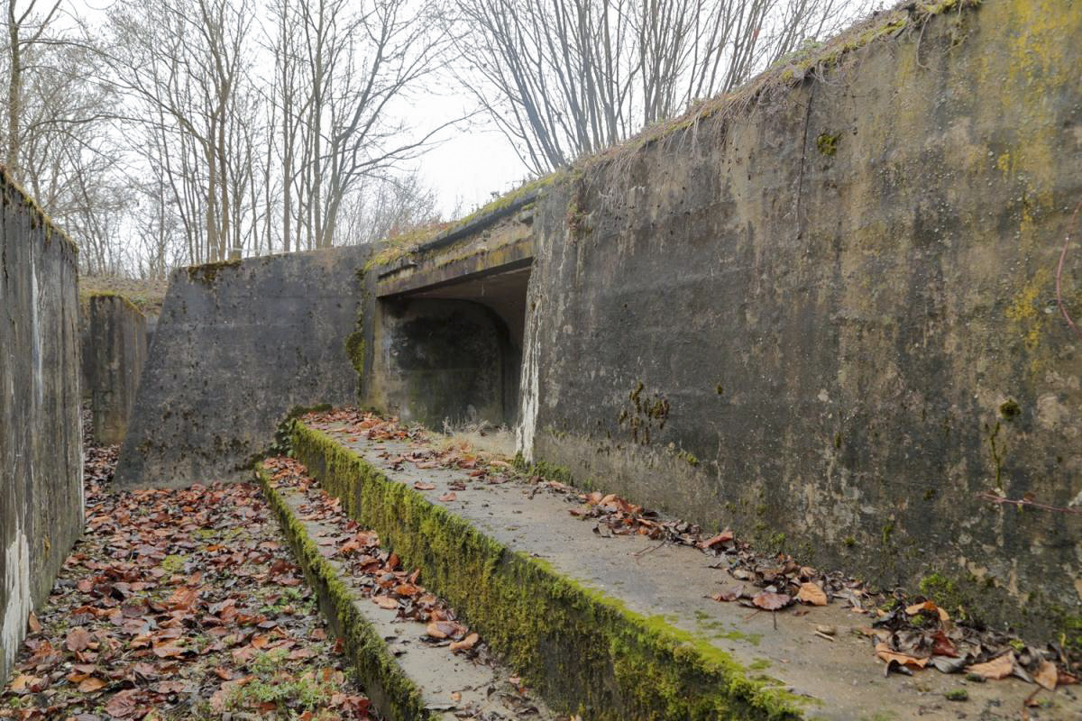 Ligne Maginot - HEITEREN (PC II/28° RIF) - (PC de Quartier) - Le parapet d'infanterie - Les Gardiens du Rhin
